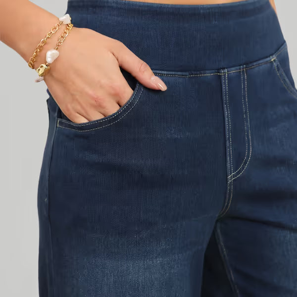 Jeans  à jambes larges 💙🌿 — Coupe décontractée, confort toute la journée