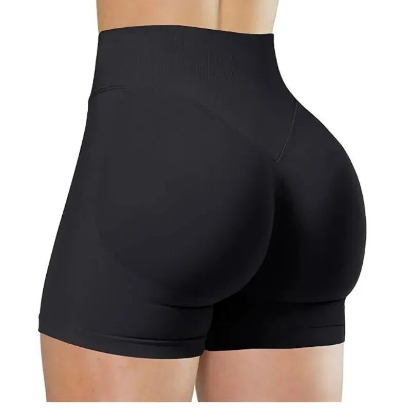 FlexFit™ High-Waist Yoga Shorts – Sculpt & Move🍑