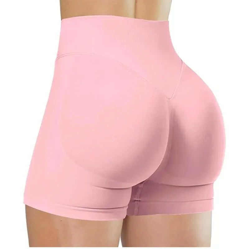 FlexFit™ High-Waist Yoga Shorts – Sculpt & Move🍑