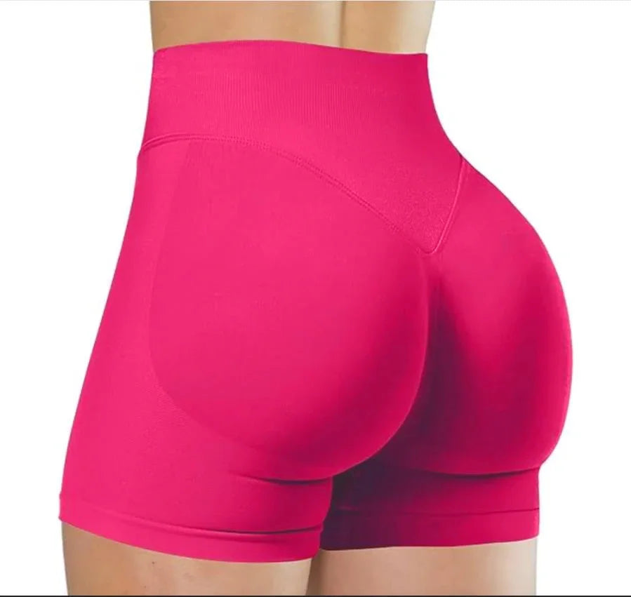 FlexFit™ High-Waist Yoga Shorts – Sculpt & Move🍑