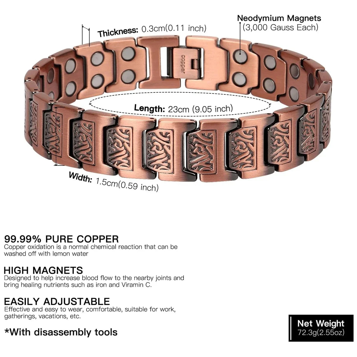 MagnaCopper™ Wellness Bracelet 🧲 Style Meets Balance