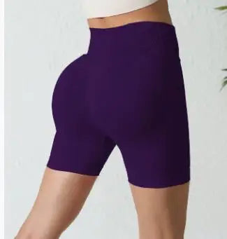 FlexFit™ High-Waist Yoga Shorts – Sculpt & Move🍑