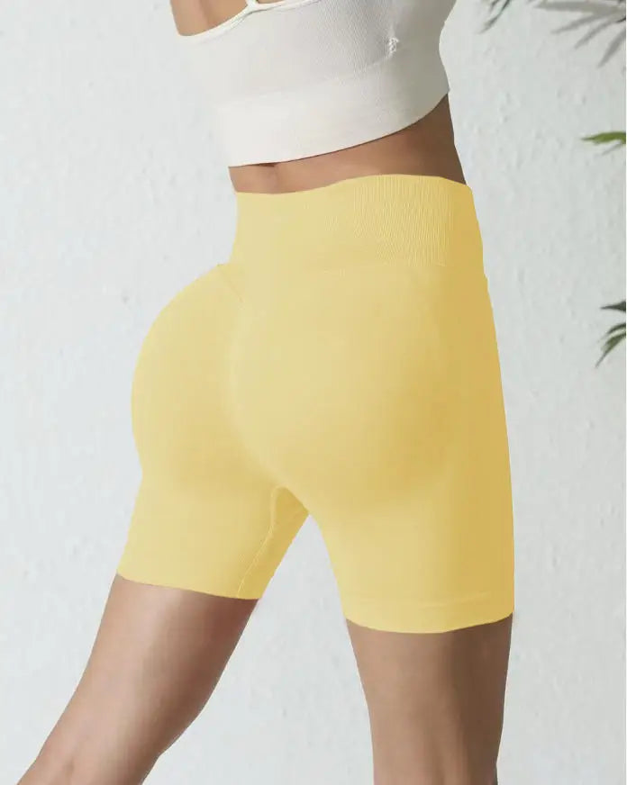 FlexFit™ High-Waist Yoga Shorts – Sculpt & Move🍑